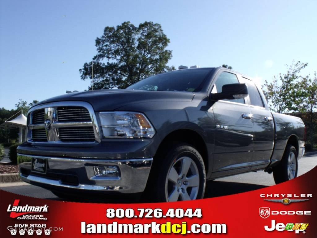 2010 Ram 1500 Big Horn Quad Cab - Mineral Gray Metallic / Dark Slate/Medium Graystone photo #1