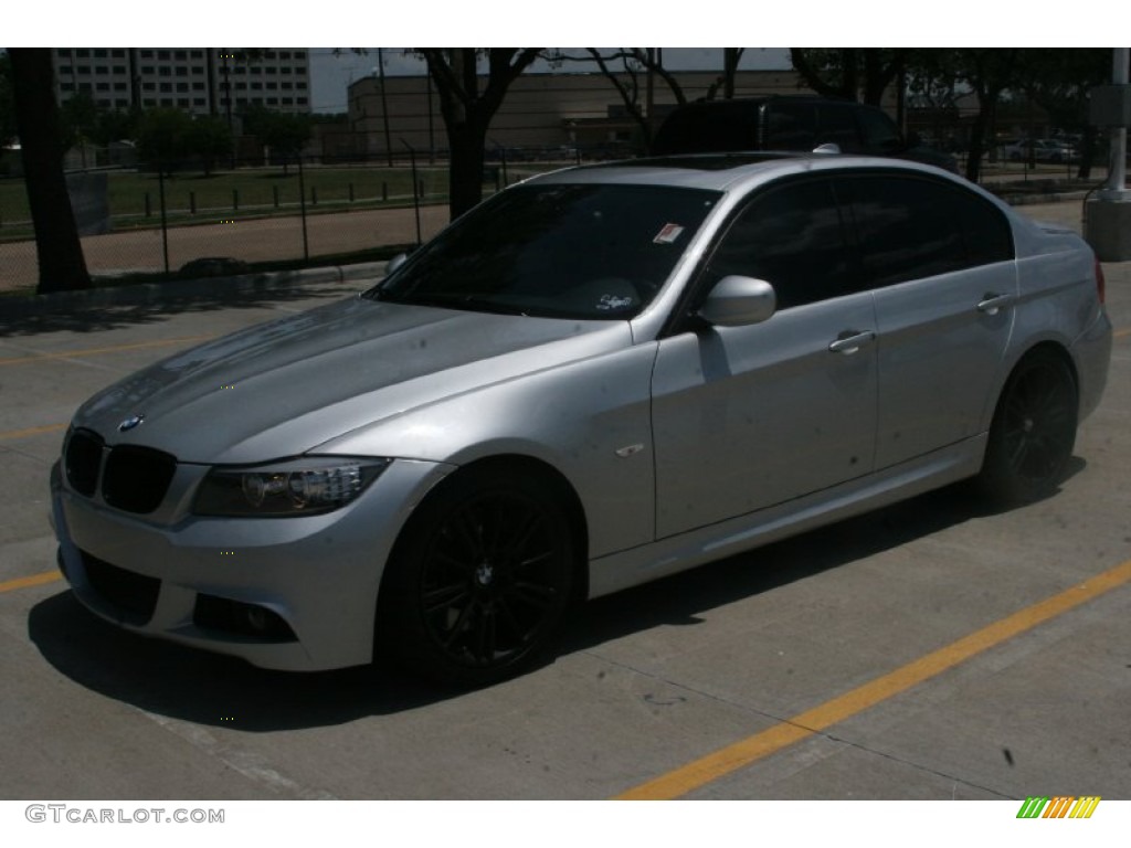 2009 3 Series 335i Sedan - Titanium Silver Metallic / Black photo #11