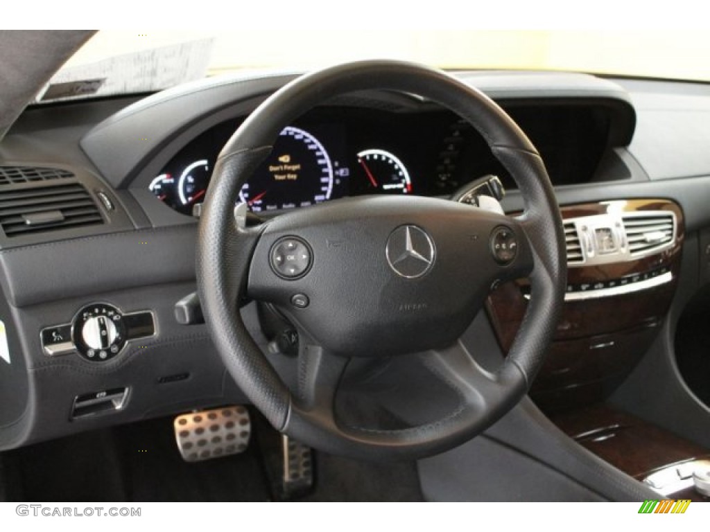 2009 Mercedes-Benz CL 63 AMG Black Dashboard Photo #51163749