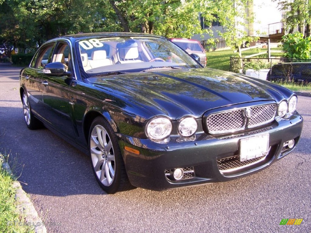 2008 XJ XJ8 L - Botanical Green / Champagne/Charcoal photo #7