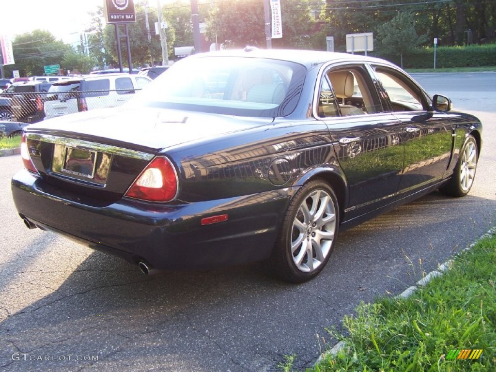 2009 XJ XJ8 - Indigo Blue / Barley/Mocha photo #6