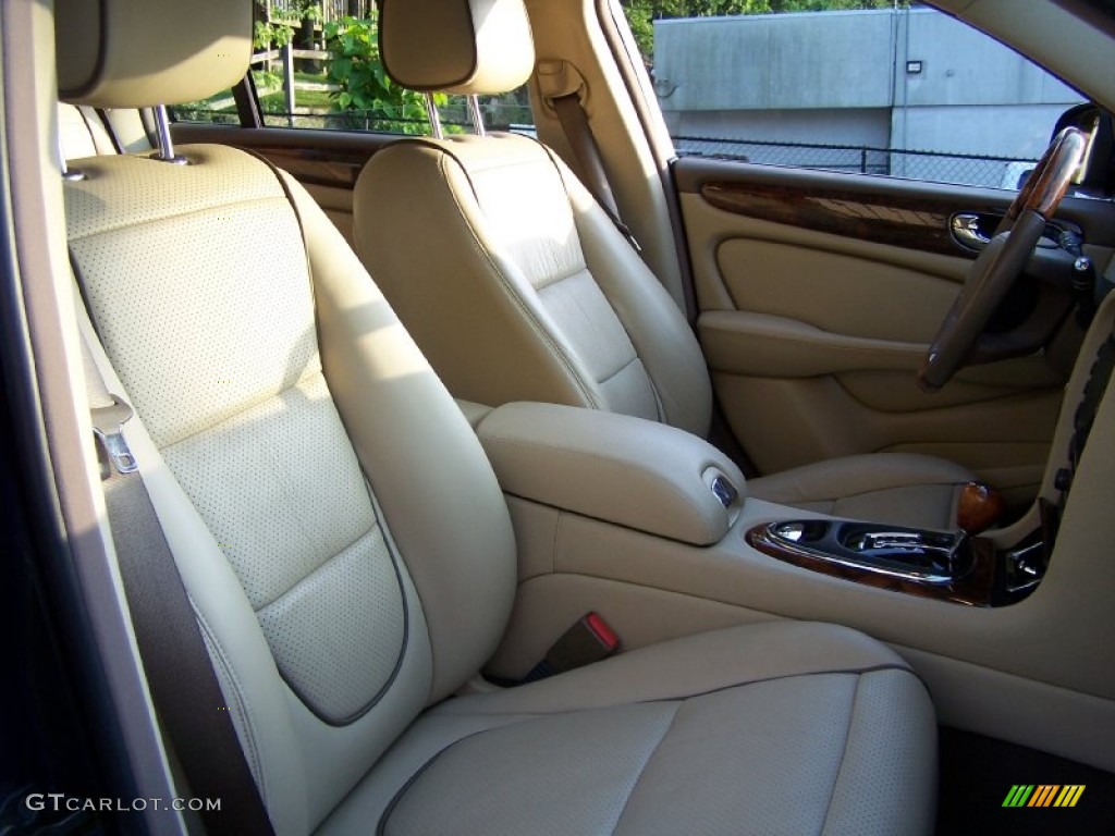 2009 XJ XJ8 - Indigo Blue / Barley/Mocha photo #11