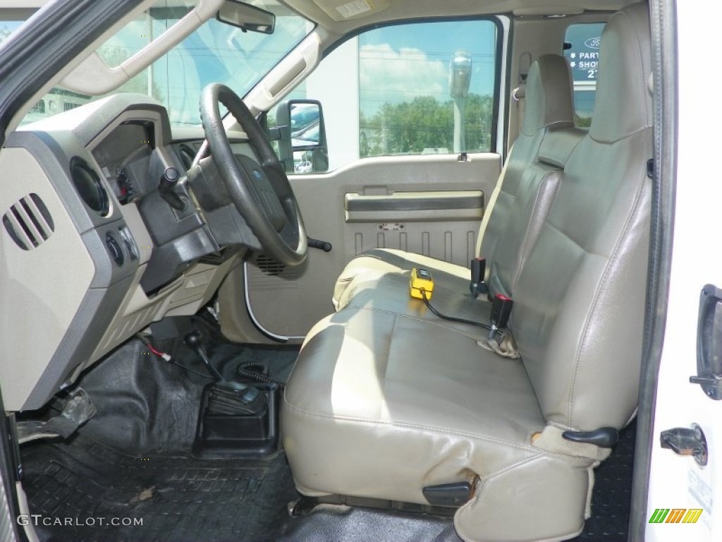 2008 Ford F550 Super Duty XL SuperCab 4x4 Dump Truck Interior Color Photos