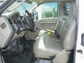 Medium Stone 2008 Ford F550 Super Duty XL SuperCab 4x4 Dump Truck Interior Color