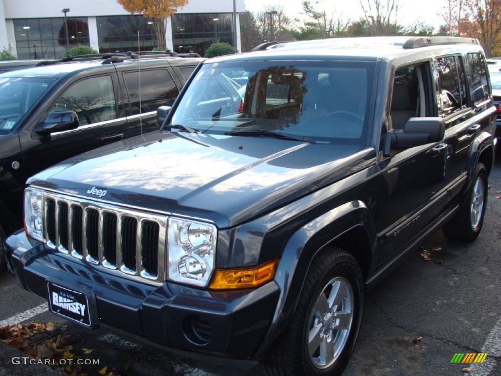 2007 Commander Sport 4x4 - Steel Blue Metallic / Medium Slate Gray photo #1