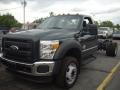 Forest Green Metallic 2011 Ford F550 Super Duty XL Regular Cab 4x4 Chassis