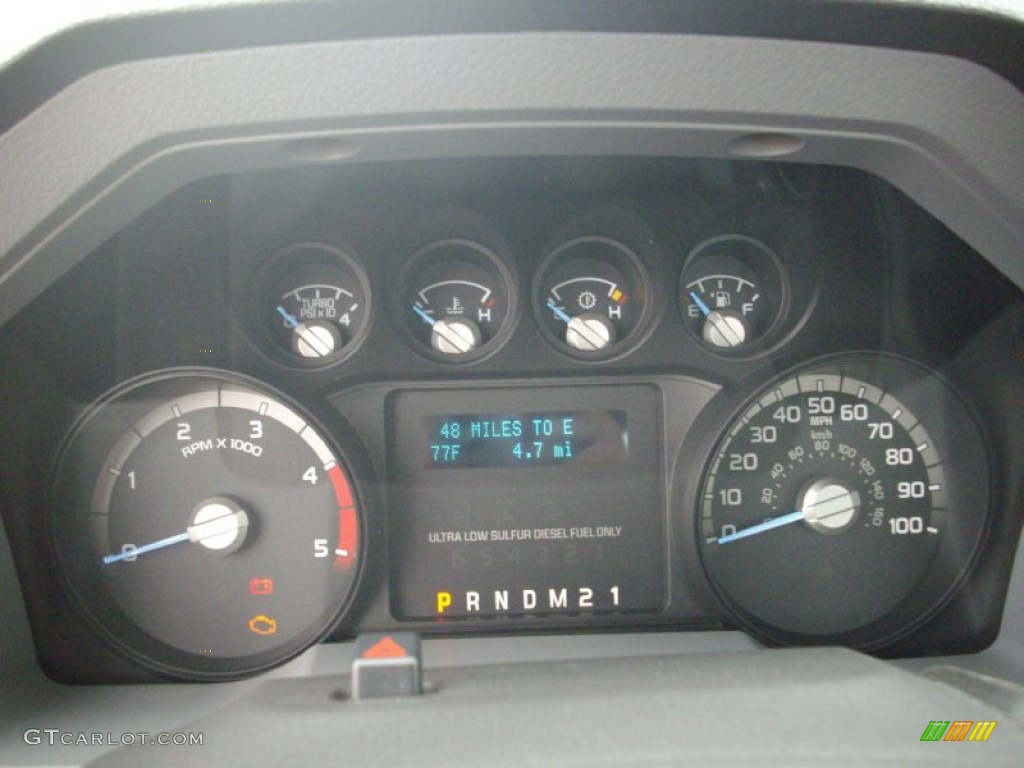 2011 Ford F550 Super Duty XL Regular Cab 4x4 Chassis Gauges Photos