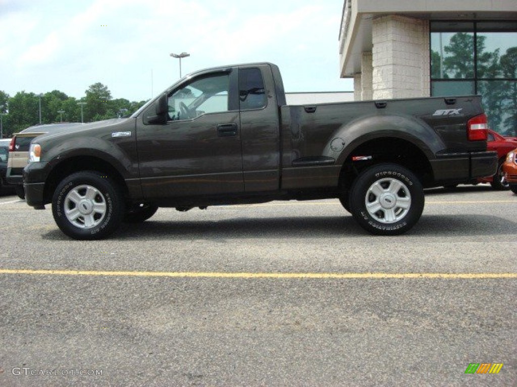 Dark Stone Metallic 2005 Ford F150 STX Regular Cab 4x4 Exterior Photo #51168402