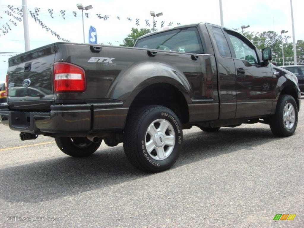 2005 F150 STX Regular Cab 4x4 - Dark Stone Metallic / Medium Flint Grey photo #5