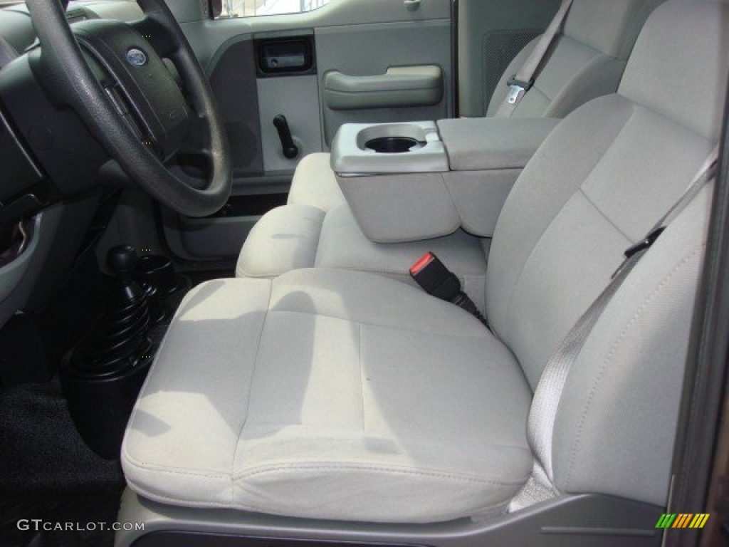 2005 F150 STX Regular Cab 4x4 - Dark Stone Metallic / Medium Flint Grey photo #9