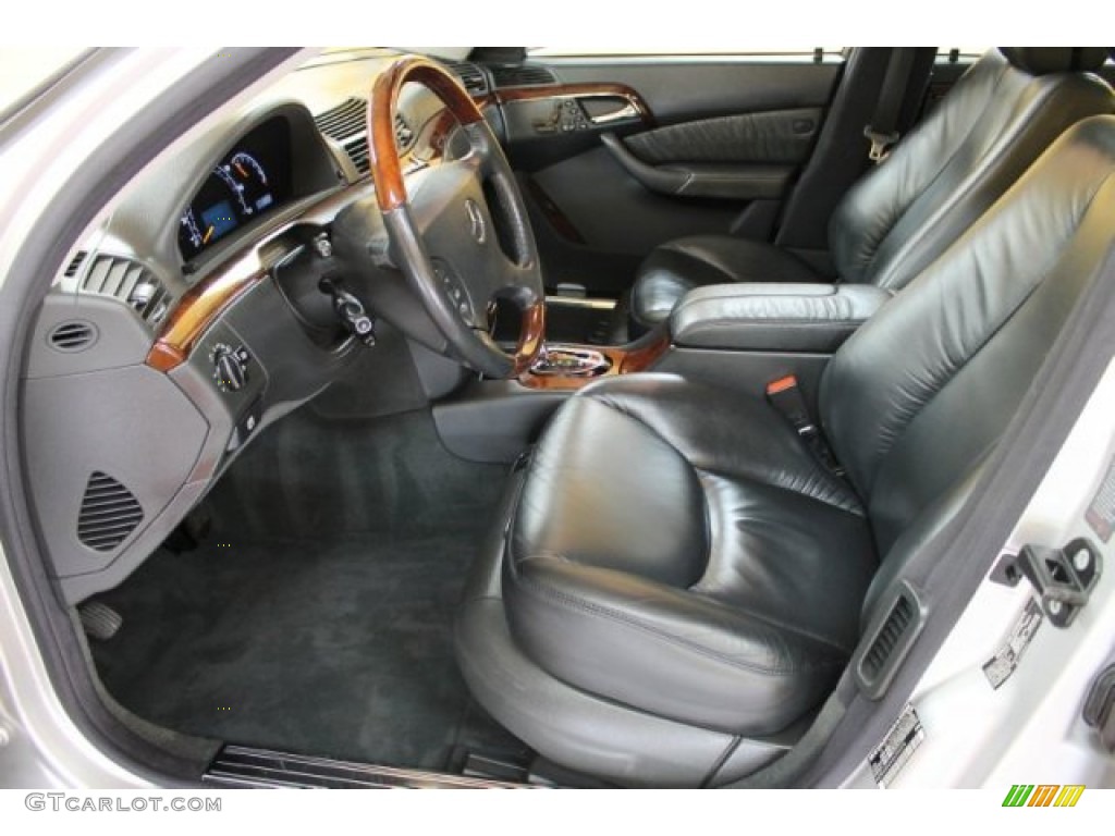Charcoal Interior 2004 Mercedes-Benz S 500 4Matic Sedan Photo #51169164