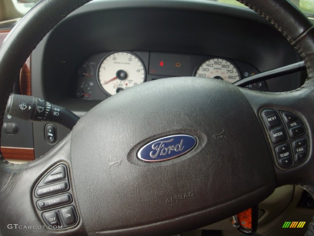 2006 F250 Super Duty Lariat Crew Cab 4x4 - Red Clearcoat / Tan photo #17