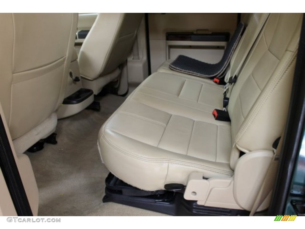 Camel Interior 2008 Ford F250 Super Duty Lariat Crew Cab 4x4 Photo #51171153