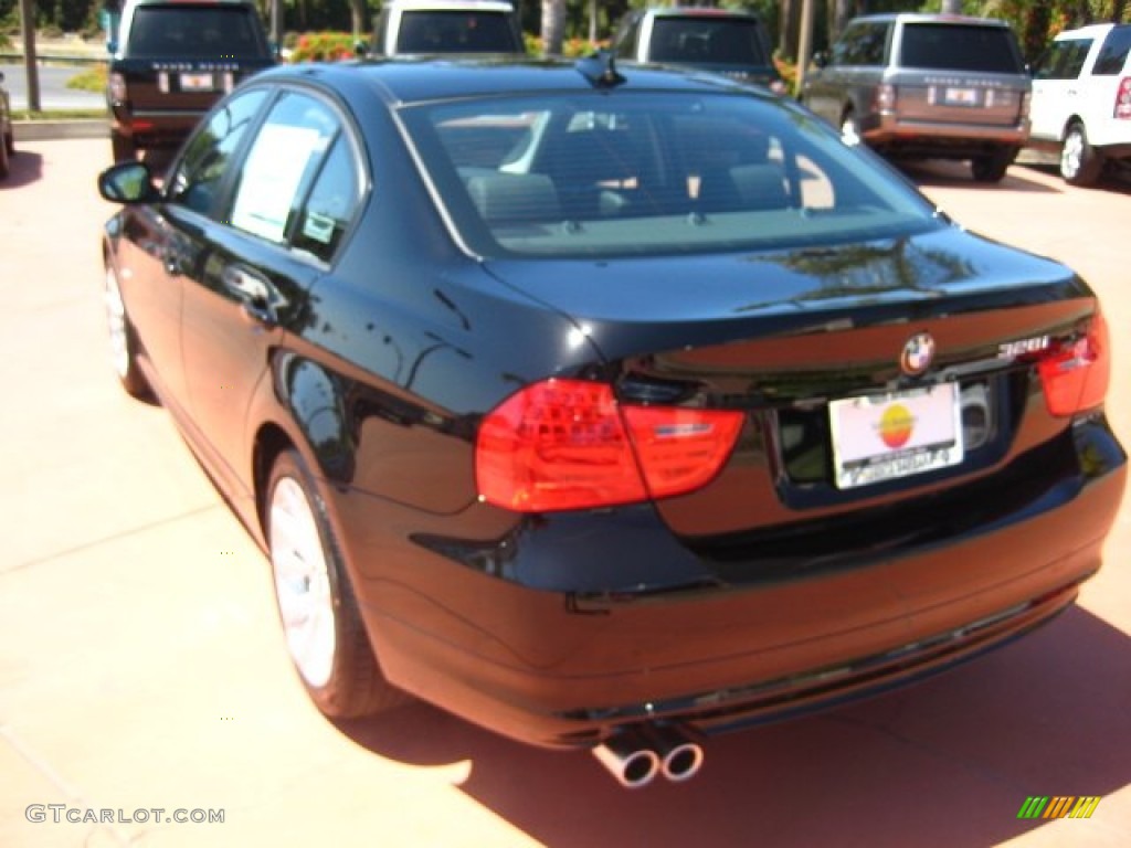 2011 3 Series 328i Sedan - Jet Black / Black Dakota Leather photo #3