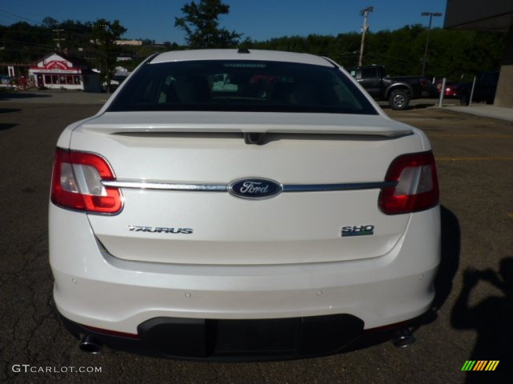 White Platinum Tri-Coat 2011 Ford Taurus SHO AWD Exterior Photo #51171918