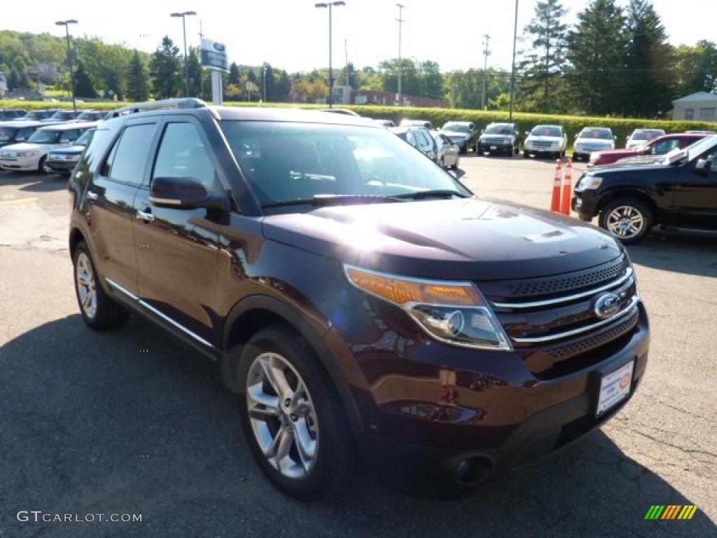 2011 Explorer Limited 4WD - Bordeaux Reserve Red Metallic / Charcoal Black photo #6