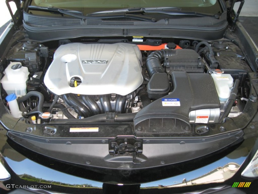 2011 Hyundai Sonata Hybrid 2.4 Liter h DOHC 16-Valve D-CVVT 4 Cylinder Gasoline/Electric Hybrid Engine Photo #51172746