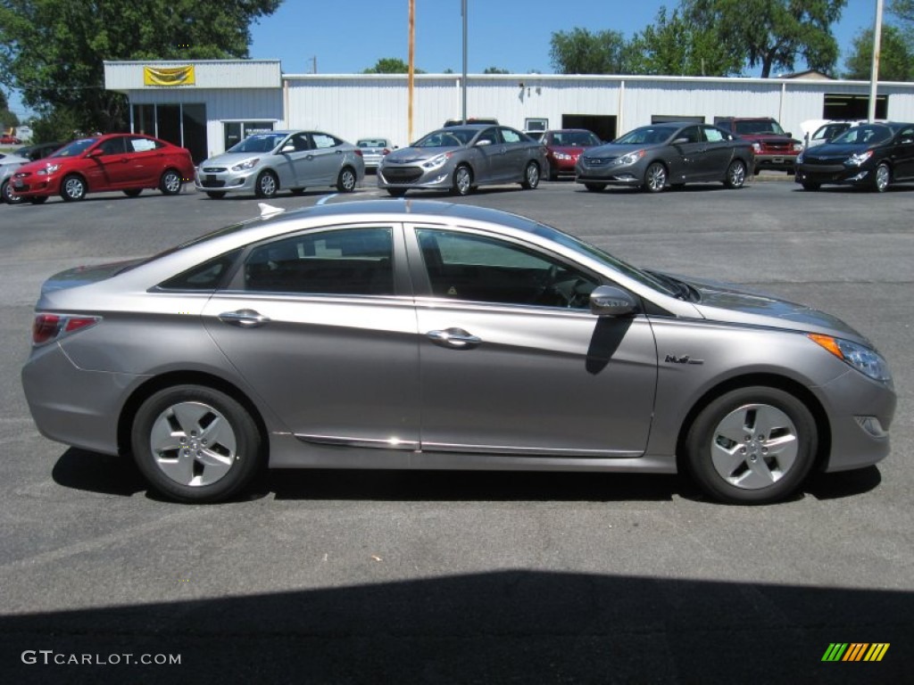 Hyper Silver Metallic 2011 Hyundai Sonata Hybrid Exterior Photo #51173097