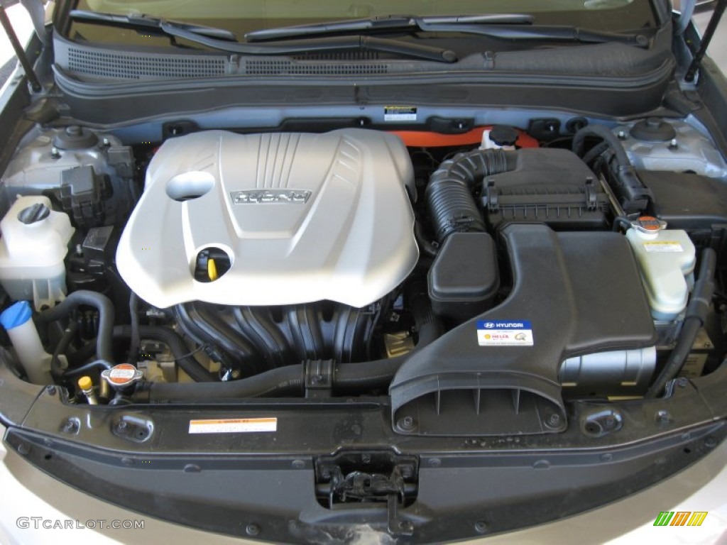 2011 Hyundai Sonata Hybrid 2.4 Liter h DOHC 16-Valve D-CVVT 4 Cylinder Gasoline/Electric Hybrid Engine Photo #51173160