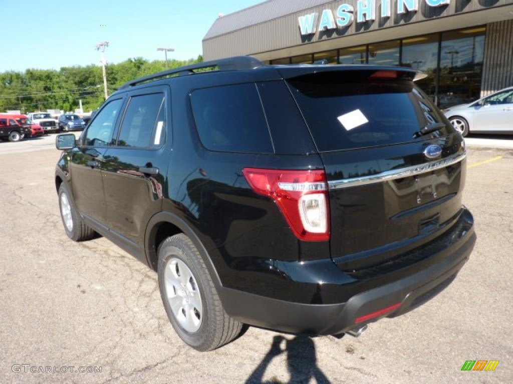 2011 Explorer FWD - Tuxedo Black Metallic / Medium Light Stone photo #2