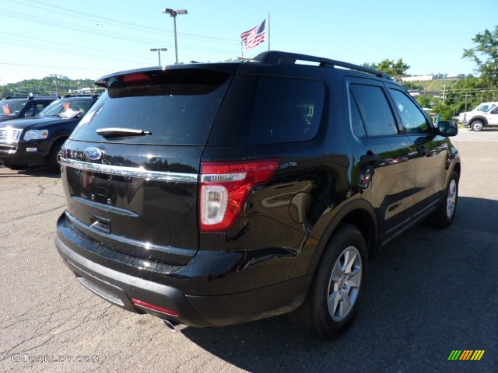 2011 Explorer FWD - Tuxedo Black Metallic / Medium Light Stone photo #4