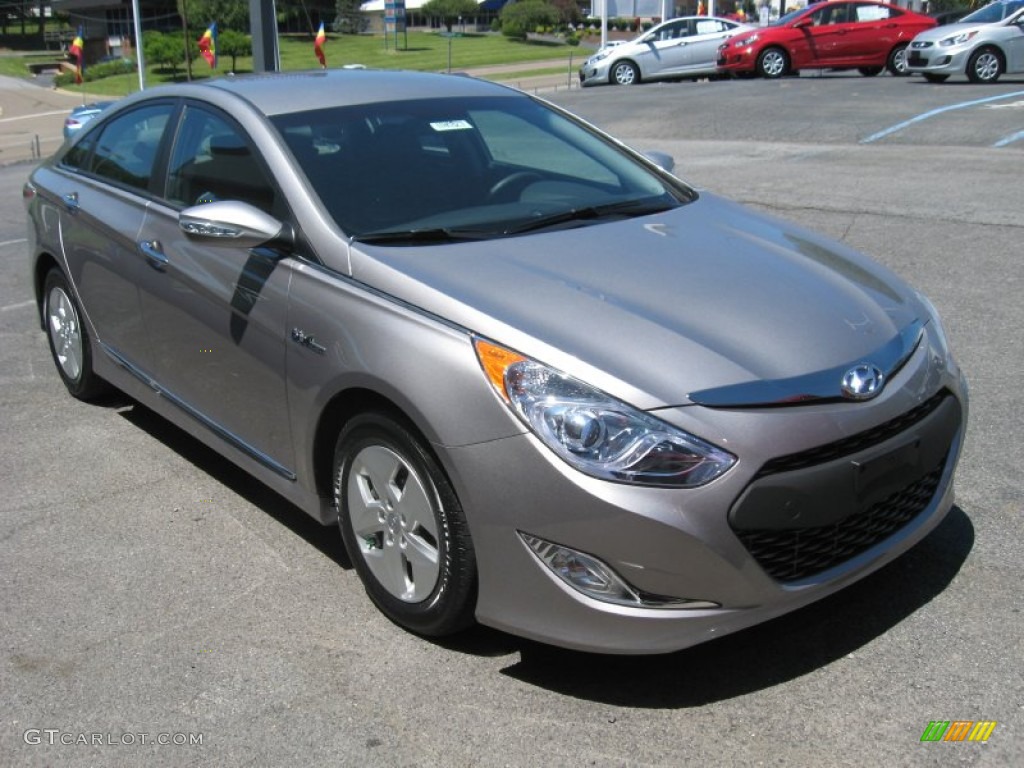 Hyper Silver Metallic 2011 Hyundai Sonata Hybrid Exterior Photo #51173445