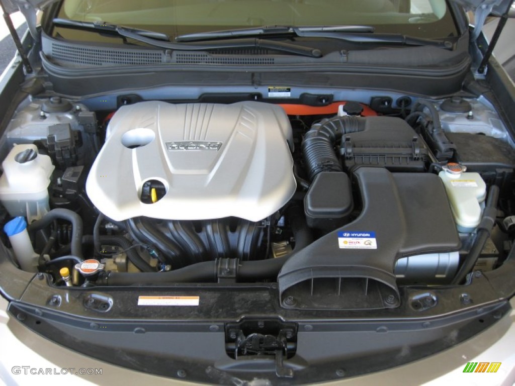 2011 Hyundai Sonata Hybrid 2.4 Liter h DOHC 16-Valve D-CVVT 4 Cylinder Gasoline/Electric Hybrid Engine Photo #51173526
