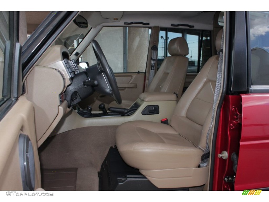Bahama Beige Interior 1997 Land Rover Discovery SD Photo #51173868