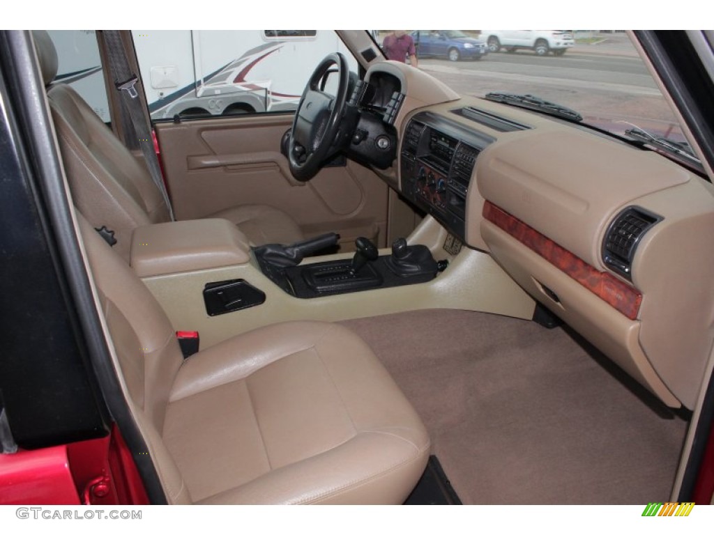 Bahama Beige Interior 1997 Land Rover Discovery SD Photo #51173919