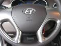 2011 Hyundai Tucson Taupe Interior Steering Wheel Photo