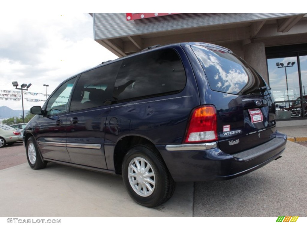 2000 Windstar SE - Medium Royal Blue Metallic / Medium Graphite photo #4