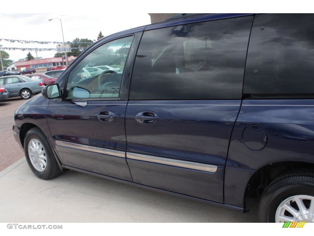 2000 Windstar SE - Medium Royal Blue Metallic / Medium Graphite photo #21