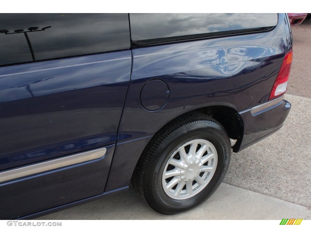 2000 Windstar SE - Medium Royal Blue Metallic / Medium Graphite photo #23
