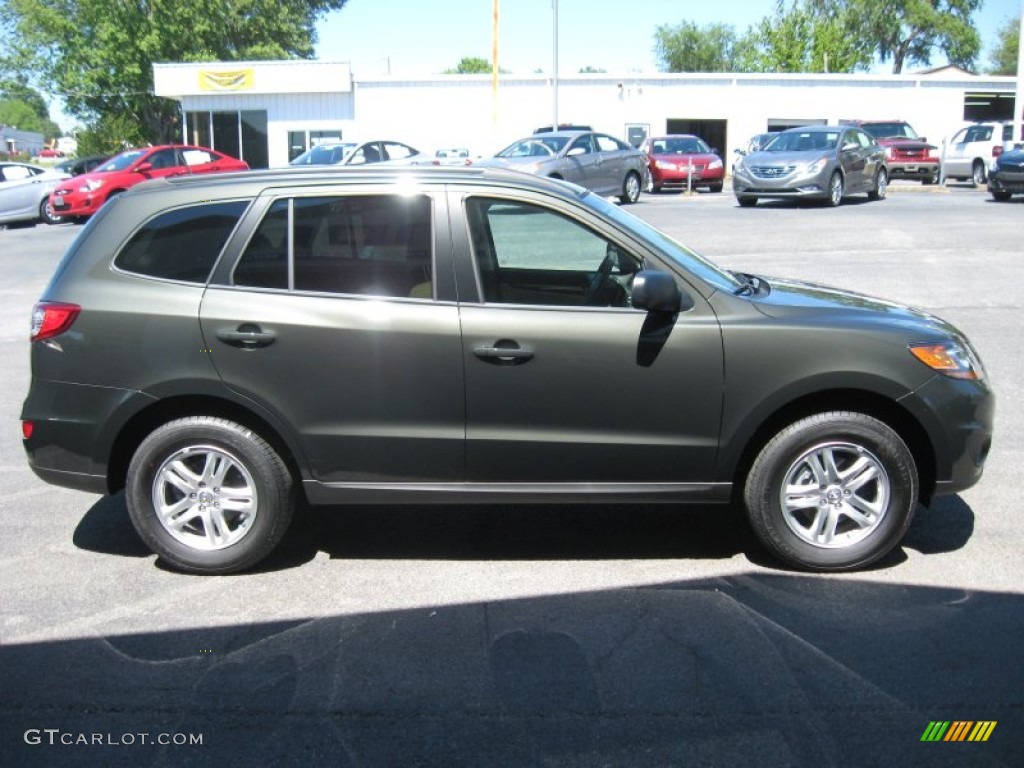 Black Forest Green 2011 Hyundai Santa Fe GLS Exterior Photo #51174675