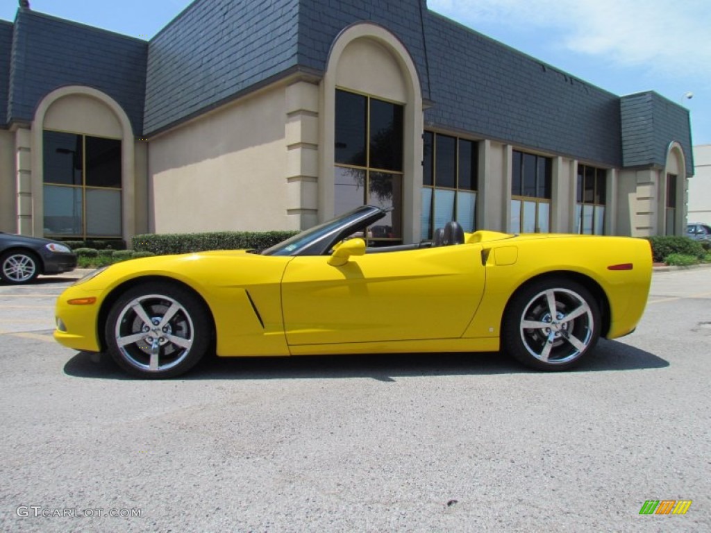 Velocity Yellow 2008 Chevrolet Corvette Convertible Exterior Photo #51174705
