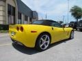 2008 Velocity Yellow Chevrolet Corvette Convertible  photo #7