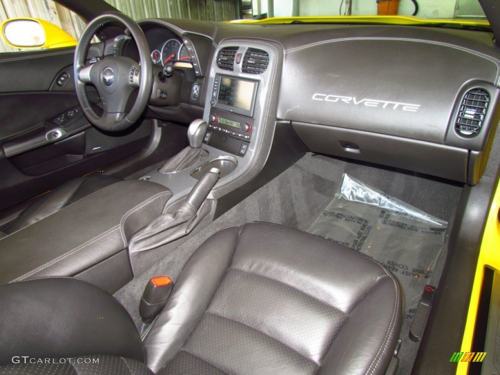 2008 Chevrolet Corvette Convertible Ebony Dashboard Photo #51174852