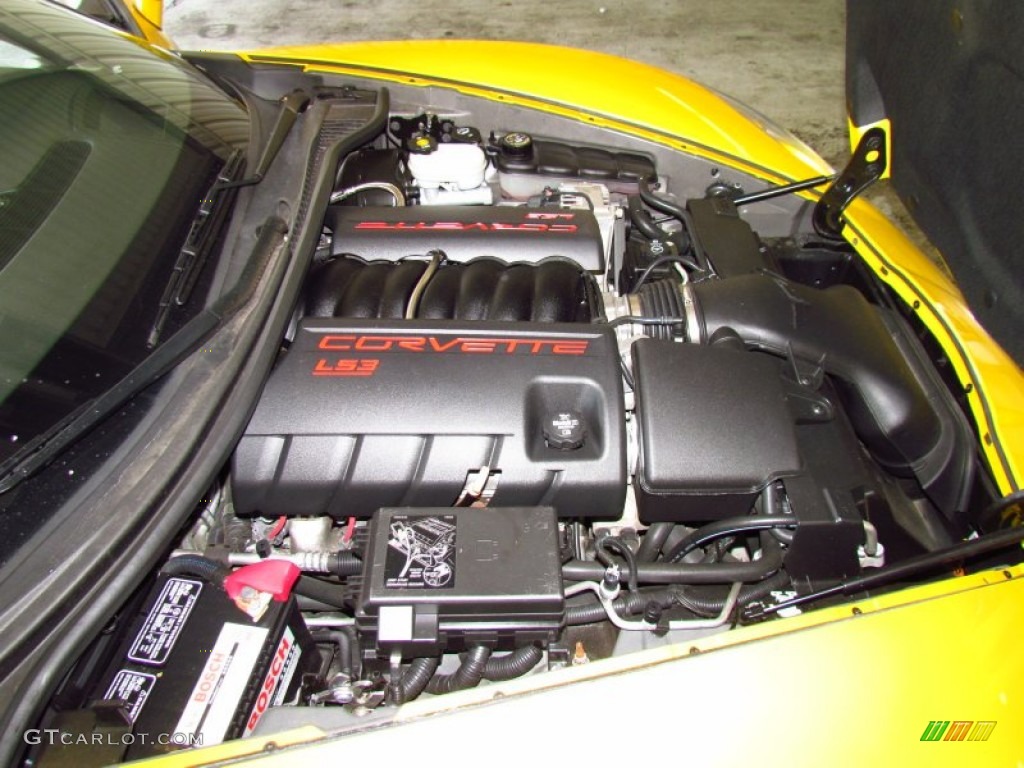 2008 Corvette Convertible - Velocity Yellow / Ebony photo #19