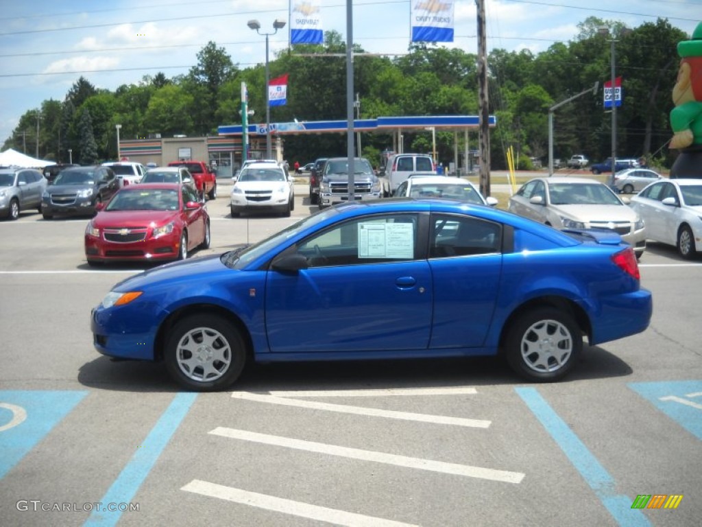 2003 ION 2 Quad Coupe - Bright Blue / Blue photo #6
