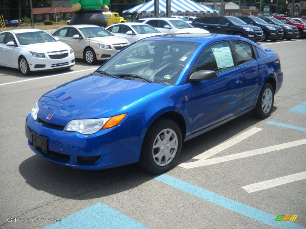 2003 ION 2 Quad Coupe - Bright Blue / Blue photo #7