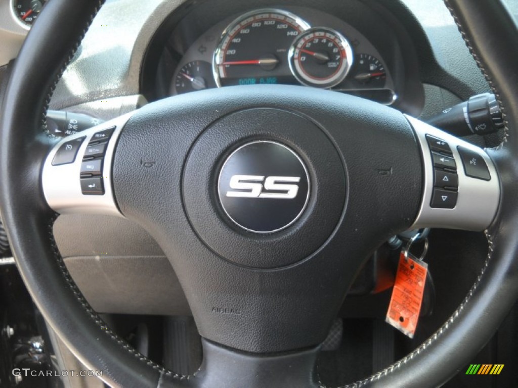 2008 Chevrolet HHR SS Ebony Black Steering Wheel Photo #51175245