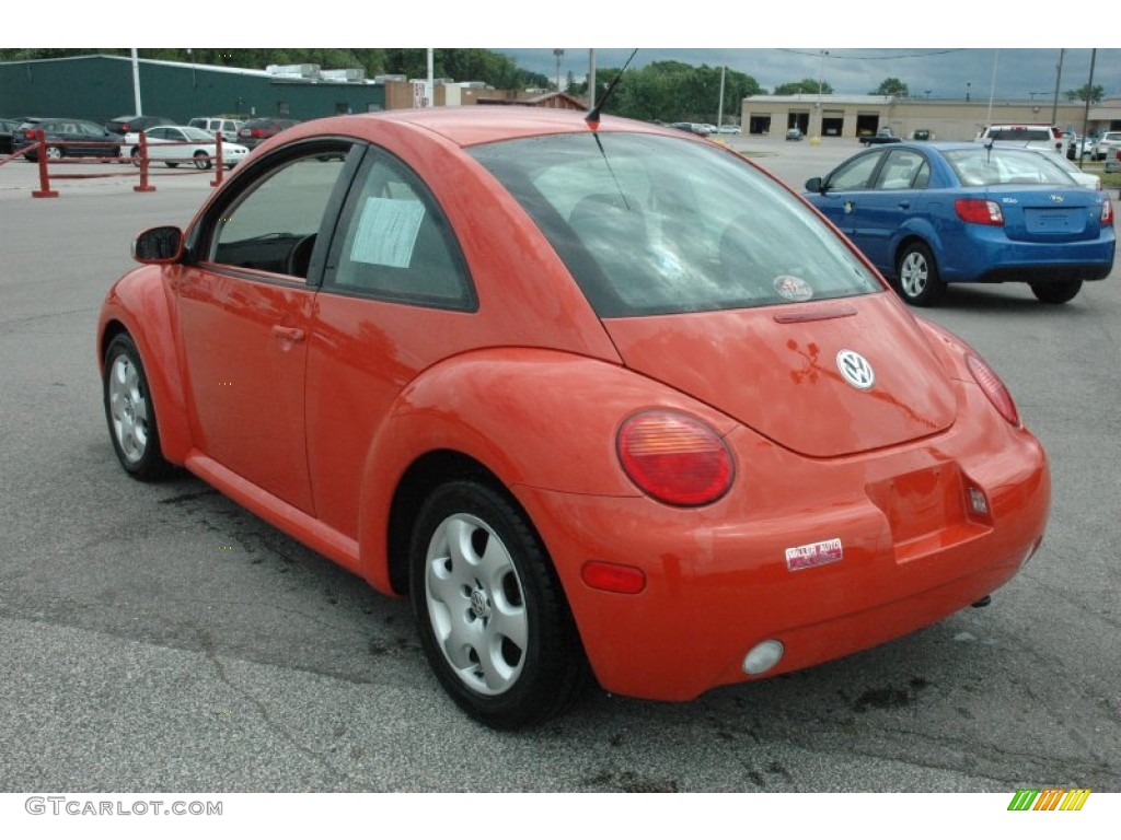2003 New Beetle GLS Coupe - Sundown Orange / Black/Grey photo #6