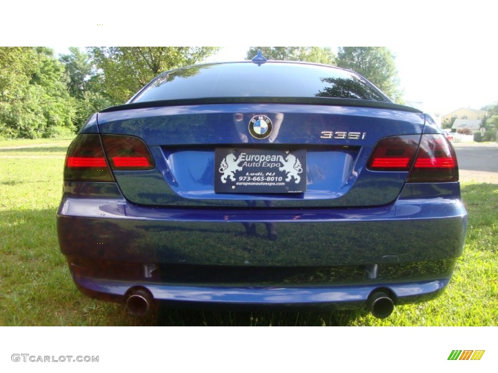 2007 3 Series 335i Coupe - Montego Blue Metallic / Black photo #5