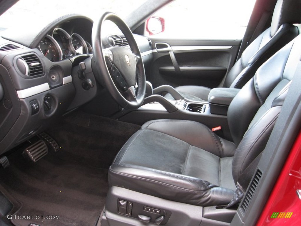 Black w/ Alcantara Seat Inlay Interior 2008 Porsche Cayenne GTS Photo #51178302