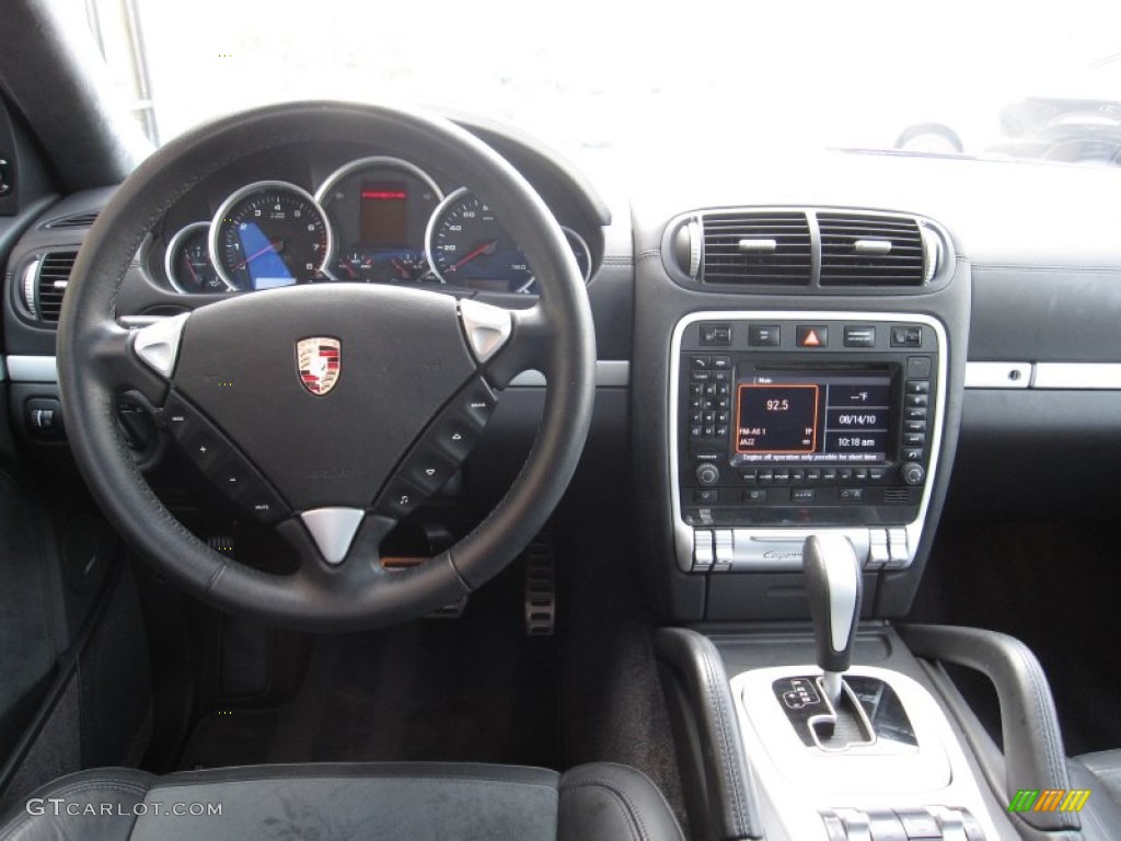 2008 Porsche Cayenne GTS Black w/ Alcantara Seat Inlay Dashboard Photo #51178314