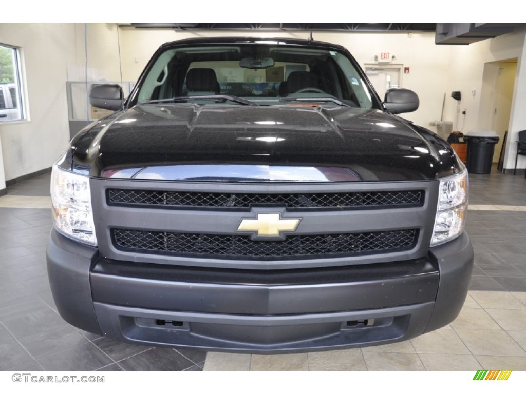 2008 Silverado 1500 Work Truck Extended Cab - Dark Blue Metallic / Dark Titanium photo #3