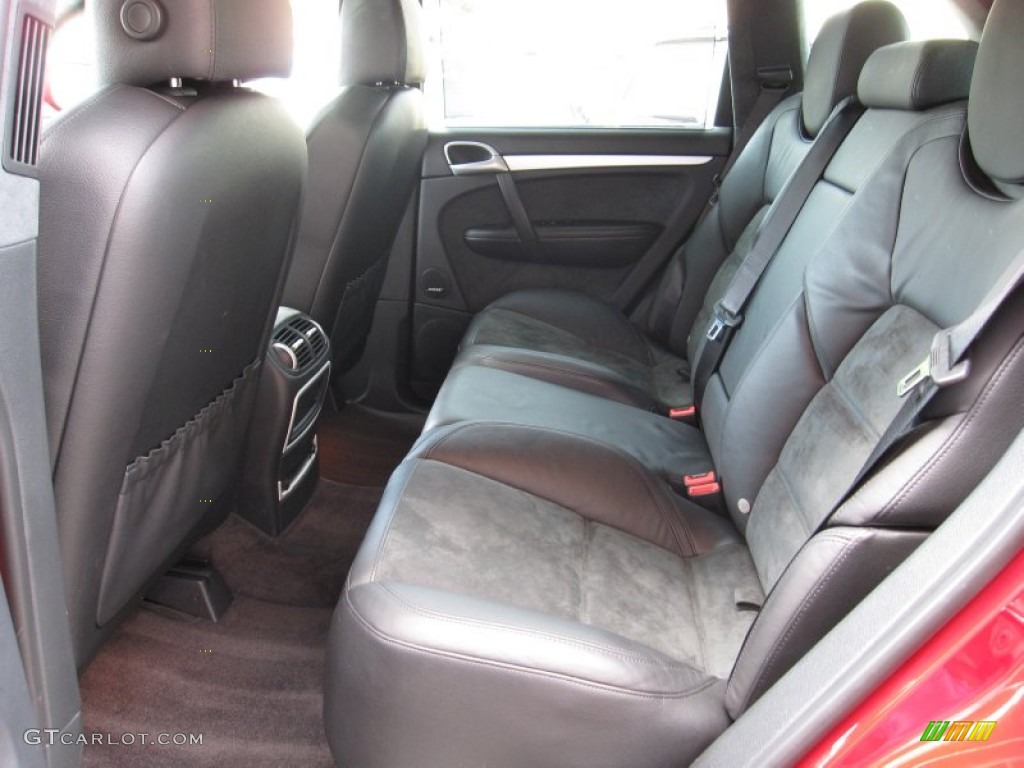 Black w/ Alcantara Seat Inlay Interior 2008 Porsche Cayenne GTS Photo #51178326