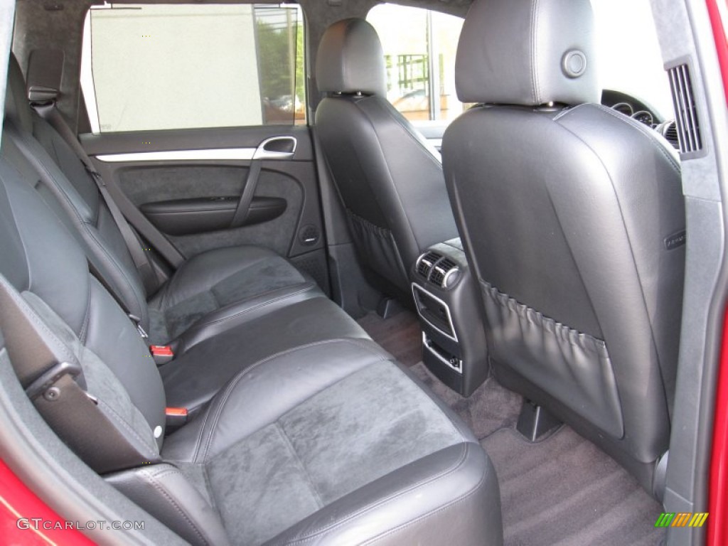 Black w/ Alcantara Seat Inlay Interior 2008 Porsche Cayenne GTS Photo #51178416
