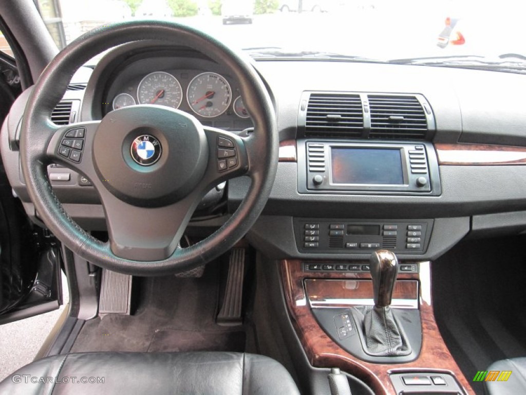 2006 BMW X5 4.8is Black Dashboard Photo #51178698