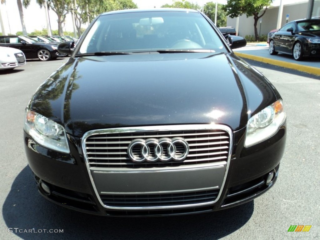 2007 A4 2.0T Sedan - Brilliant Black / Ebony photo #11